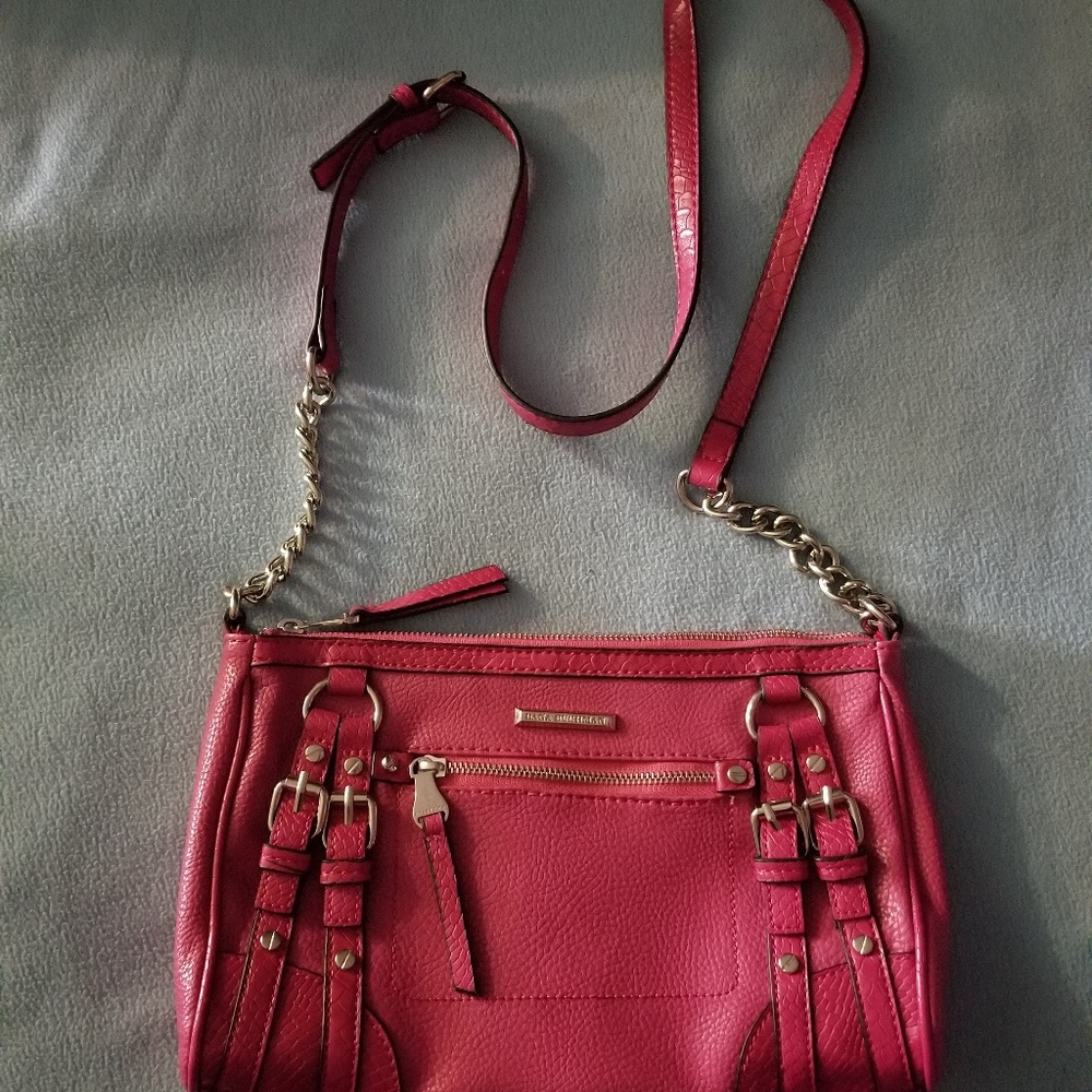 EUC Dana Buchman Pink Crossbody/Shoulder Bag